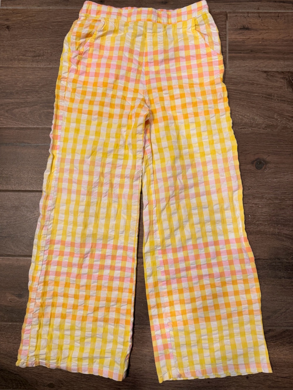 TruceKids Yellow & Pink Pants sz 14